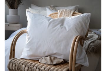 Bäddset Percale 150x210/50x60 cm 2-pack Vit - Borganäs - Textil & mattor - Sängkläder - Bäddset & påslakanset