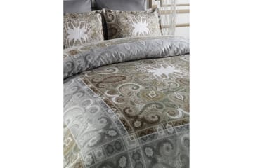 Bäddset Primacasa by Türkiz Enkelt 4-dels Satin - Grå|Grön|Brun|Beige - Textil & mattor - Sängkläder - Bäddset & påslakanset