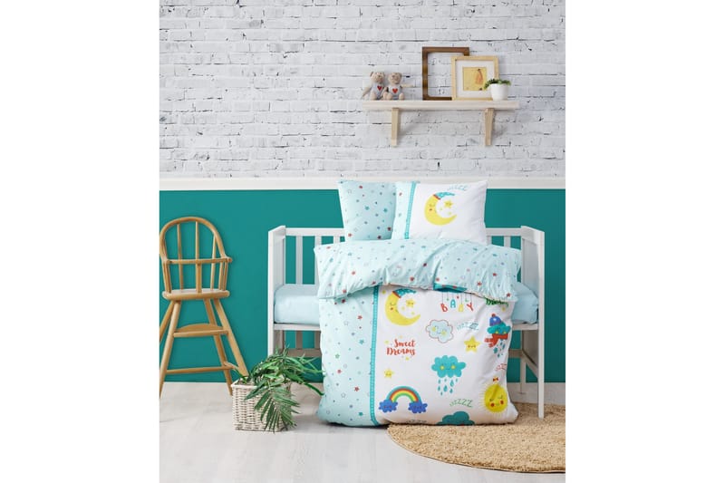 Barnbäddset Cotton Box Ranforce - Brun - Bäddset & påslakanset - Sängkläder - Påslakanset enkelsäng