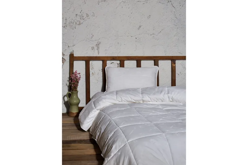 Cotton Box Överkast 195x215 cm - Vit - Textil & mattor - Sängkläder