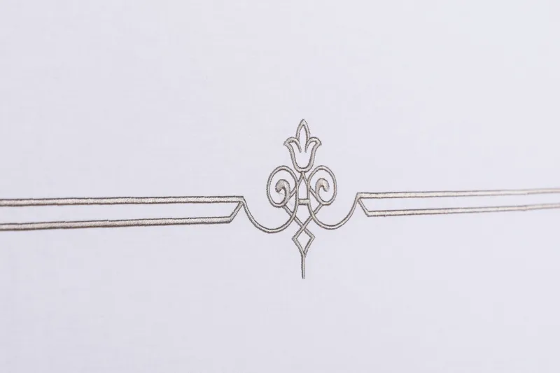 Cotton Box Bäddset Dubbelt 6-dels Satin - Vit/Grå - Textil & mattor - Sängkläder - Bäddset & påslakanset