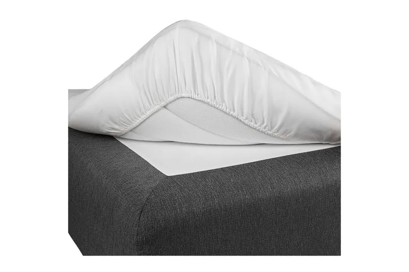 Dra-på-lakan Borganäs of Sweden, 140 x 200 cm, Vit