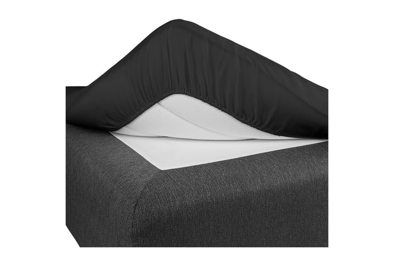 Dra-på-lakan Borganäs of Sweden - 105 x 200 cm, Svart - Textil & mattor - Sängkläder - Lakan - Dra på lakan