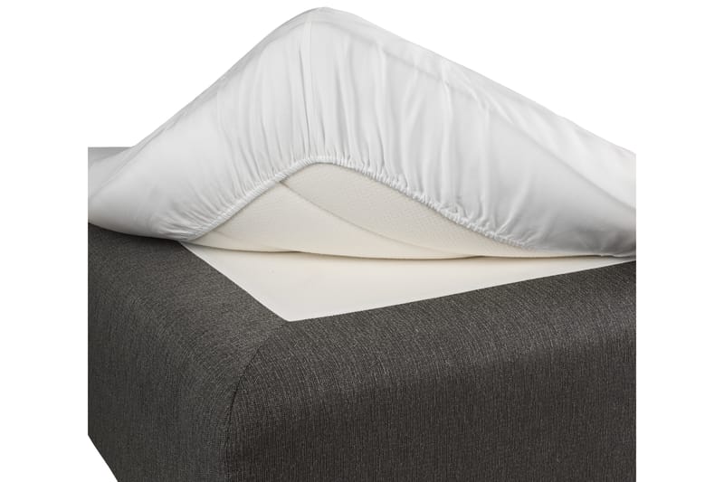 Dra på lakan Satin 90x200 cm Vit - Borganäs - Textil & mattor - Sängkläder - Lakan - Dra på lakan