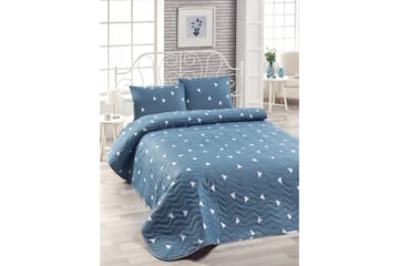 EnLora Home Överkast Dubbelt 200x220+2 Kuddfodral - Blå/Vit - Textil & mattor - Sängkläder - Bäddset & påslakanset