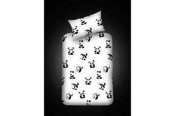 EnLora Home Lakan Enkelt 100x200 cm+Kuddfodral - Svart/Vit - Textil & mattor - Sängkläder - Bäddset & påslakanset