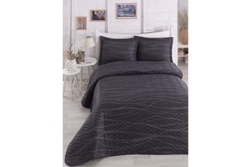 Eponj Home Överkast Dubbelt 200x220+2 Kuddfodral Quiltat - Grå/Antracit - Textil & mattor - Sängkläder