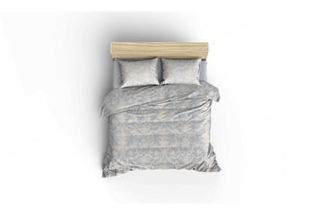 Eponj Home Överkast Dubbelt 200x235+Lakan+2 Kuddfodral - Blå/Vit - Textil & mattor - Sängkläder - Bäddset & påslakanset