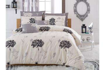 Eponj Home Bäddset Dubbelt 4-dels - Grå/Beige/Svart - Textil & mattor - Sängkläder - Bäddset & påslakanset