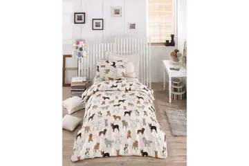 Eponj Home Bäddset Enkelt 3-dels - Creme/Multi - Textil & mattor - Sängkläder - Bäddset & påslakanset