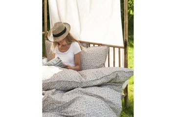 Faye Bäddset 220x230 cm Satin Dusty Orange - Borås Cotton - Textil & mattor - Sängkläder - Bäddset & påslakanset - Påslakanset dubbelsäng