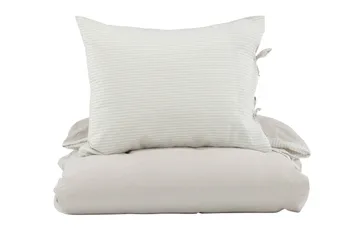 Jenna Bäddset 2-Dels 150x200/50x60 cm - Ljusgrå - Textil & mattor - Sängkläder