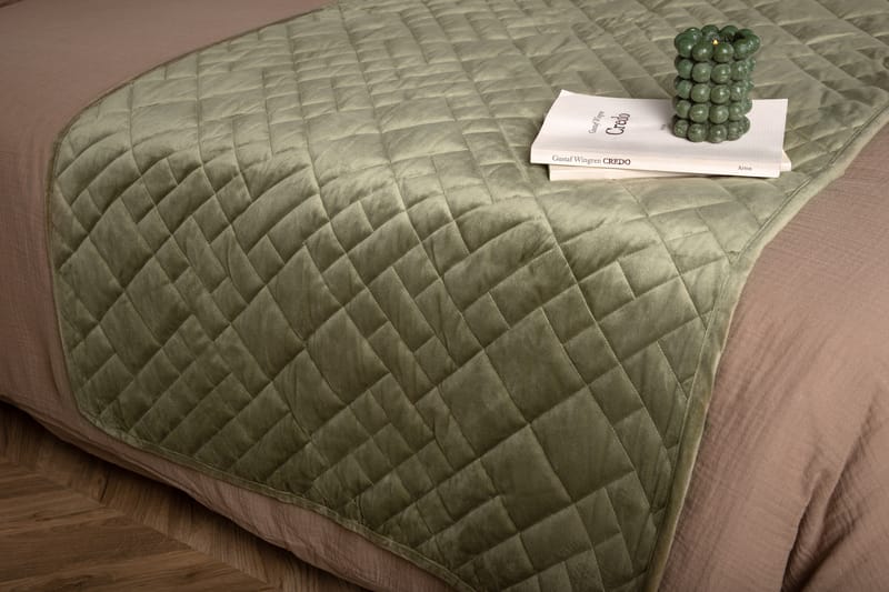Jilly Överkast 80x180 cm - Grön - Textil & mattor - Sängkläder