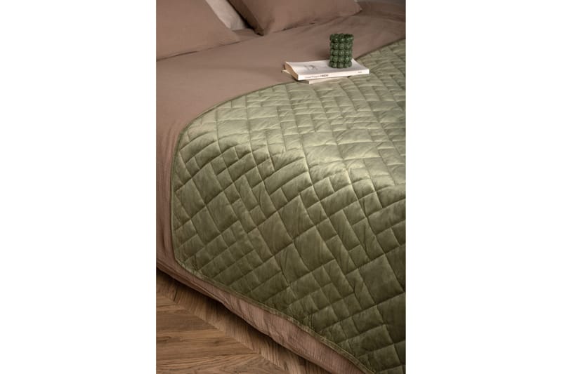 Jilly Överkast 80x260 cm - Grön - Textil & mattor - Sängkläder