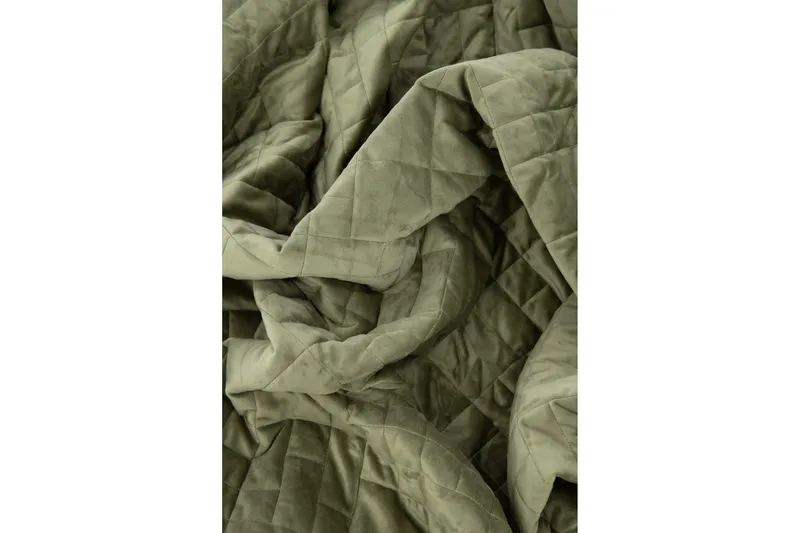 Jilly Överkast 80x260 cm - Grön - Textil & mattor - Sängkläder