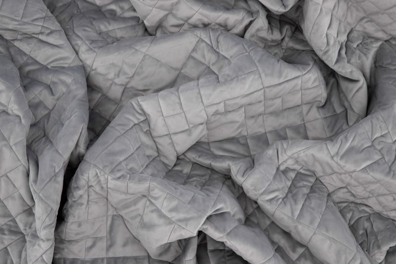 Jilly Överkast 80x260 cm - Ljusgrå - Textil & mattor - Sängkläder