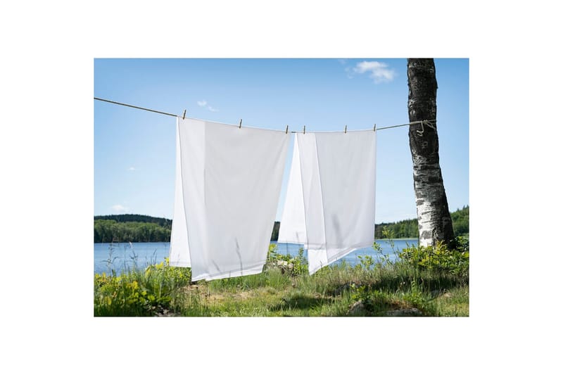 Lakan Borganäs of Sweden - 150 x 250 cm, Vit - Textil & mattor - Sängkläder