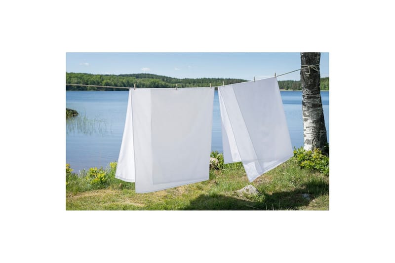 Lakan Borganäs of Sweden - 240 x 260 cm, Vit - Textil & mattor - Sängkläder