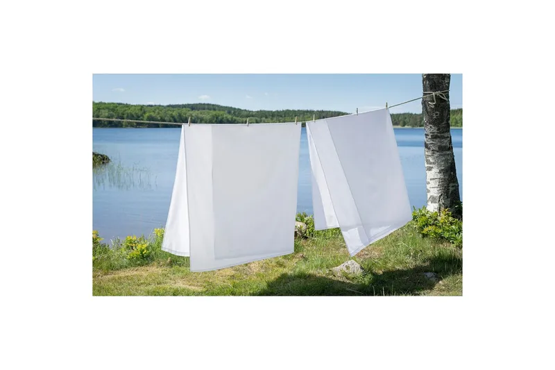 Lakan Borganäs of Sweden - 240 x 260 cm, Vit - Textil & mattor - Sängkläder