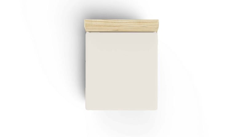 Cream Dra-på-lakan 140x200cm, Kräm