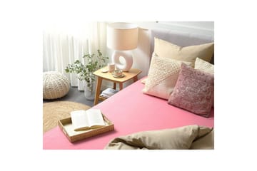 Dra-på-lakan Janbu Korall, 200x200 cm - Korall, 200x200 cm - Textil & mattor - Sängkläder - Lakan - Dra på lakan