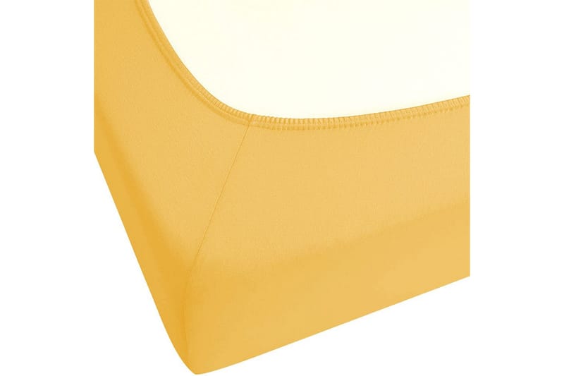 Dra-på-lakan Janbu Senapsgul, 180x200 cm - Senapsgul, 180x200 cm - Textil & mattor - Sängkläder - Lakan - Dra på lakan