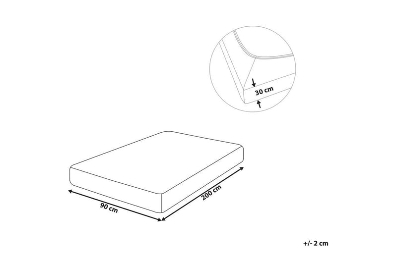 Dra-på-lakan Janbu Ljusgrå, 90x200 cm - Ljusgrå, 90x200 cm - Textil & mattor - Sängkläder - Lakan - Dra på lakan