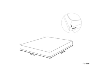 Dra-på-lakan Hofuf Beige, 200x200 cm - Beige, 200x200 cm - Textil & mattor - Sängkläder - Lakan - Dra på lakan