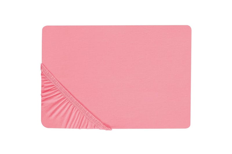 Dra-på-lakan Janbu Korall, 200x200 cm, Korall, 200x200 cm