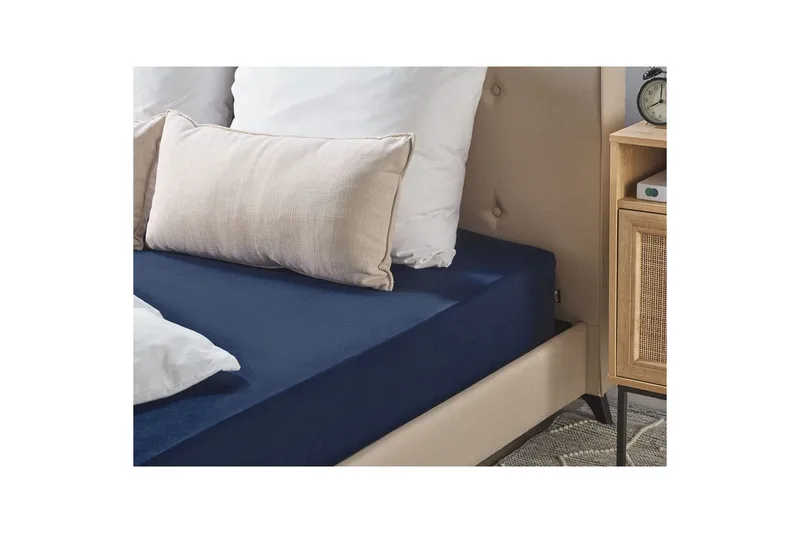 Dra-på-lakan Hofuf Blå, 180x200 cm - Blå, 180x200 cm - Textil & mattor - Sängkläder - Lakan - Dra på lakan