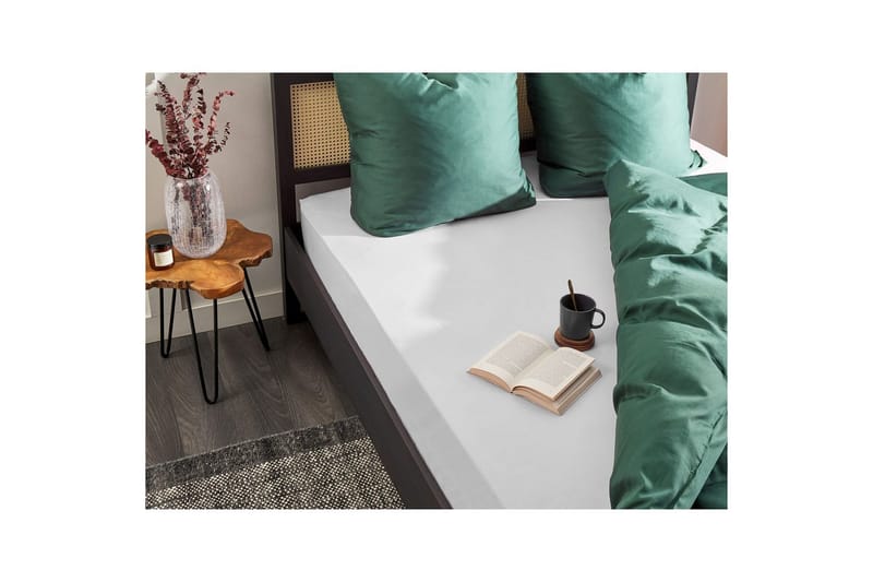 Dra-på-lakan Janbu Vit, 200x200 cm - Vit, 200x200 cm - Textil & mattor - Sängkläder - Lakan - Dra på lakan