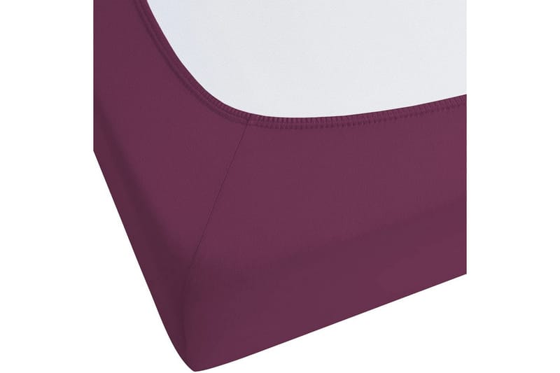 Dra-på-lakan Janbu Vinröd, 90x200 cm - Vinröd, 90x200 cm - Textil & mattor - Sängkläder - Lakan - Dra på lakan