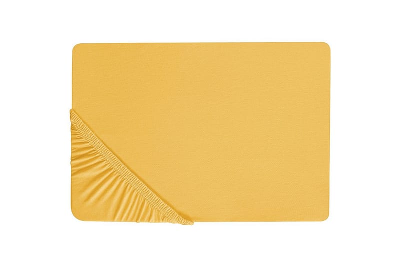 Dra-på-lakan Janbu Senapsgul, 90x200 cm, Senapsgul, 90x200 cm