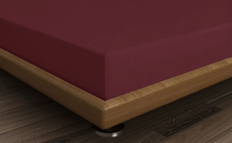 Talvenis Dra-på-lakan 140x190cm - Mörkröd - Textil & mattor - Sängkläder - Lakan - Dra på lakan