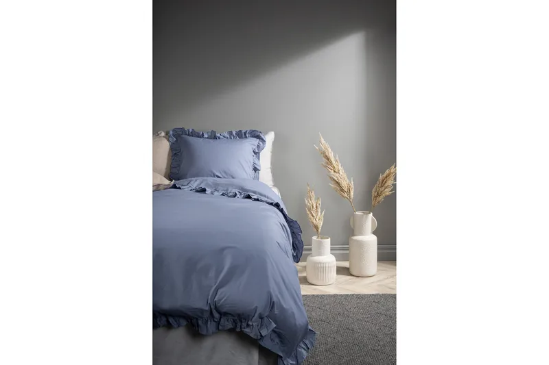 Levi Bäddset 2-Dels 150x200/50x60 cm - Blå - Textil & mattor - Sängkläder