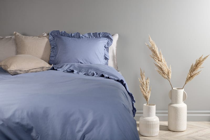 Levi Bäddset 2-Dels 150x200/50x60 cm - Blå - Textil & mattor - Sängkläder