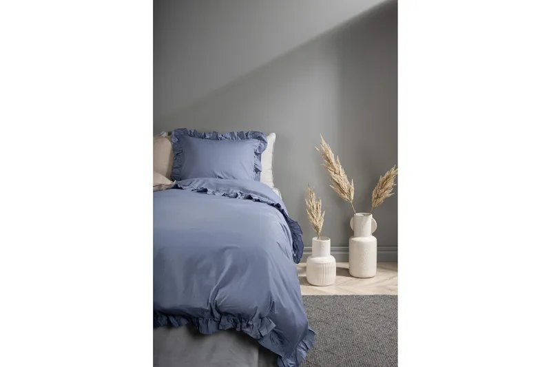 Levi Bäddset 2-Dels 150x200/50x60 cm - Blå - Textil & mattor - Sängkläder