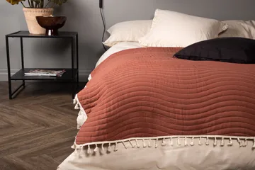 Lias Överkast 260x260 cm - Rostbrun - Textil & mattor - Sängkläder