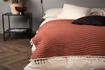 Lias Överkast 260x260 cm - Rostbrun - Textil & mattor - Sängkläder