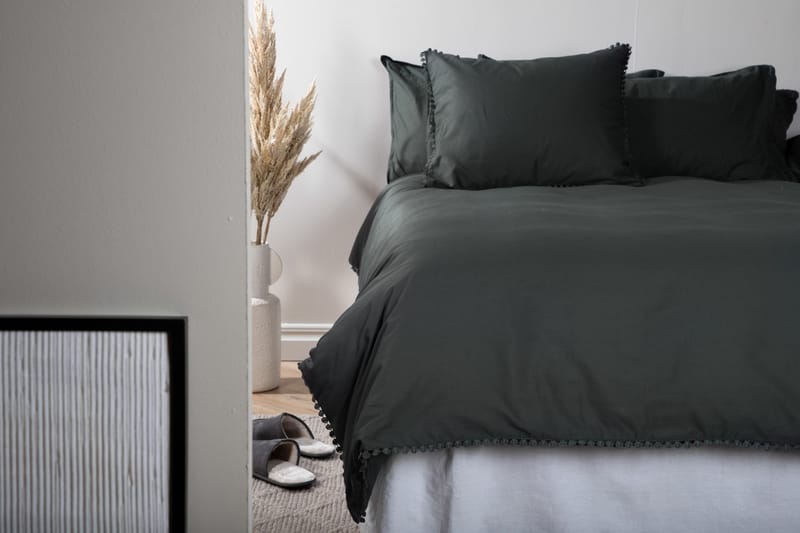 Livia Bäddset 2-Dels 150x200/50x60 cm - Antracit - Textil & mattor - Sängkläder