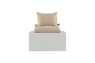 Livia Bäddset 2-Dels 150x200/50x60 cm - Beige/Vit - Textil & mattor - Sängkläder