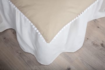 Livia Bäddset 2-Dels 150x200/50x60 cm - Beige/Vit - Textil & mattor - Sängkläder