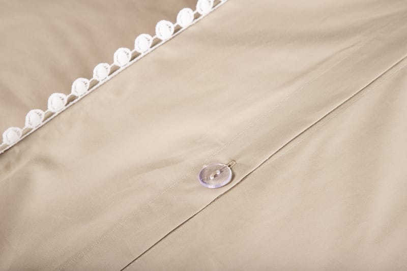 Livia Bäddset 2-Dels 150x200/50x60 cm - Beige/Vit - Textil & mattor - Sängkläder