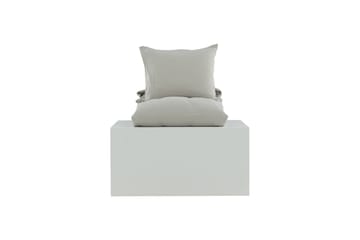 Mila Bäddset 2-Dels 150x200/50x60 cm - Ljusgrå - Textil & mattor - Sängkläder