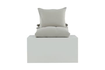 Mila Bäddset 2-Dels 150x200/50x60 cm - Ljusgrå - Textil & mattor - Sängkläder