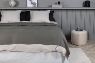 Milo Överkast 260x260 cm - Ljusgrå - Textil & mattor - Sängkläder