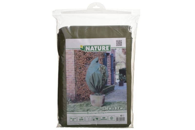 Nature Frostskydd för växter fleece 70 g/m grön 2x2,5 m - Grön - Sängkläder - Täcke