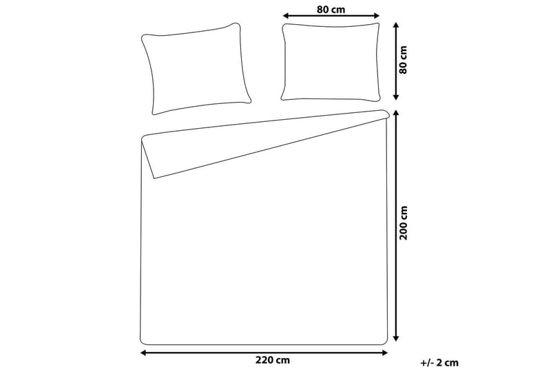 Påslakanset Avondale Grå, 220x200 cm - Grå, 220x200 cm - Textil & mattor - Sängkläder