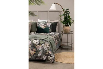Påslakanset Dubbelsäng 3-Dels Abigail Grön - Borganäs of Sweden - Textil & mattor - Sängkläder - Bäddset & påslakanset