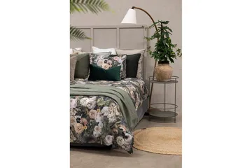 Påslakanset Dubbelsäng 3-Dels Abigail Grön - Borganäs of Sweden - Textil & mattor - Sängkläder - Bäddset & påslakanset